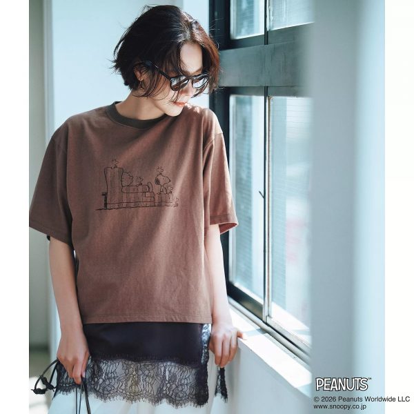Americana【LEEマルシェ20th別注】 SNOOPY プリントTシャツ¥10,780
