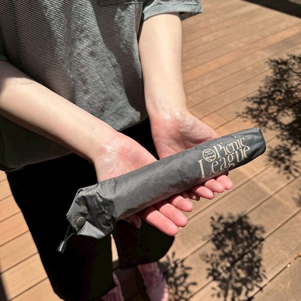 mont-bell【LEEマルシェ20th別注】【UVカット】【晴雨兼用】Picnic League ロゴ入り/トラベルサンブロックアンブレラ50¥8,223