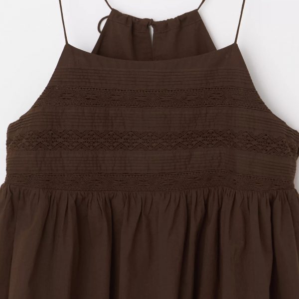 12closet【洗える】インドコットンレース切り替えキャミソール¥16,500