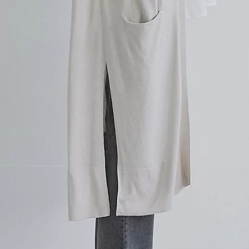 DRESS HERSELFロングカーディガン/シルク¥19,800