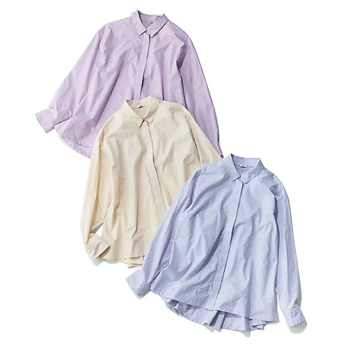 drawellバックフレアシャツ¥28,600