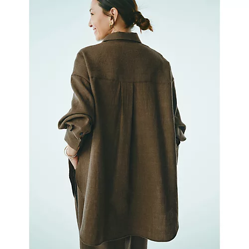 SACRAウールオーバーシャツ¥39,600