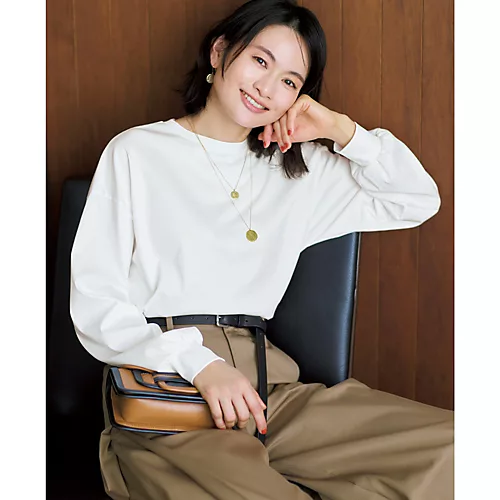E by eclat大人ロングスリーブTシャツ¥12,100