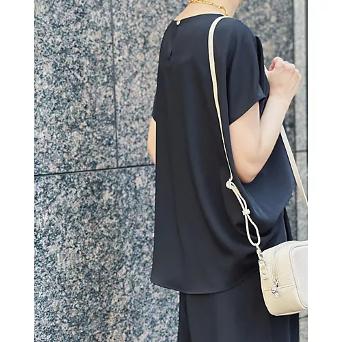 E by eclat【とろみ】コクーンブラウス¥10,890
