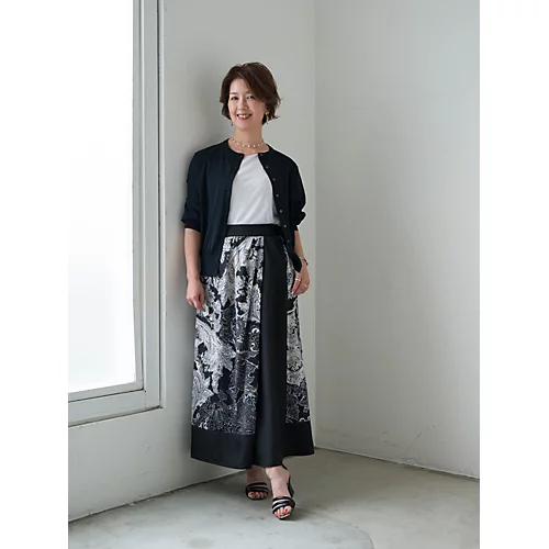 E by eclat六分袖カーディガン¥16,500