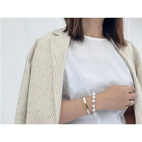 Bon Magique×eclat【別注】白蝶パールブレスレット¥165,000