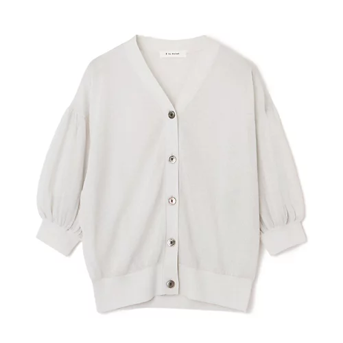 E by eclatギャザー袖ラメカーディガン￥17,600