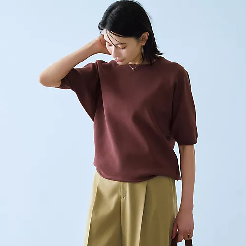 E by eclatスウェット風ニット¥16,500