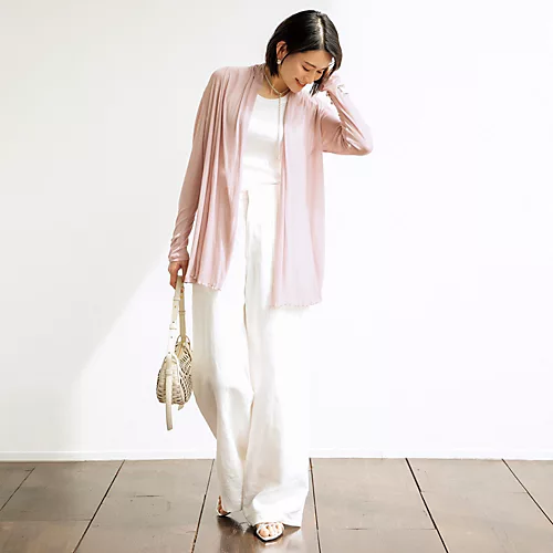CROCE CROSSテンセルカシミヤシルクカーディガン¥25,300