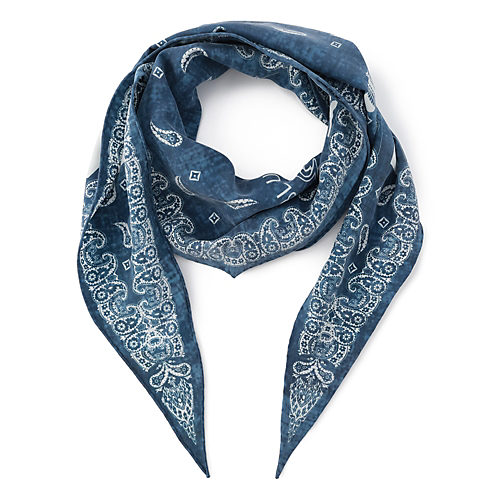 MADISONBLUEGRAPHIC PAISLEY DIAMOND SCARF￥71,500
