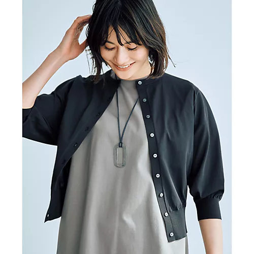 E by eclat六分袖カーディガン¥16,500