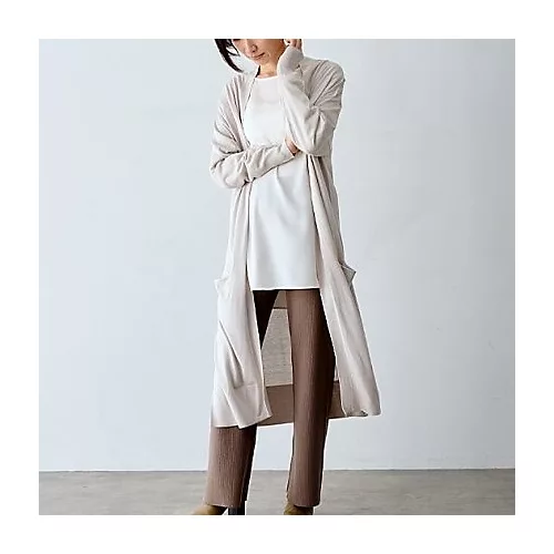 DRESS HERSELFロングカーディガン/シルク¥19,800