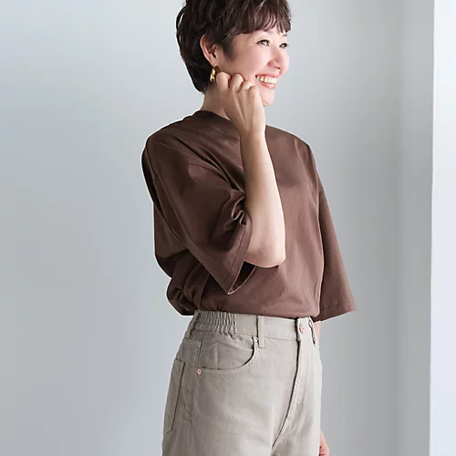ATONワイドスリーブTシャツ¥15,400