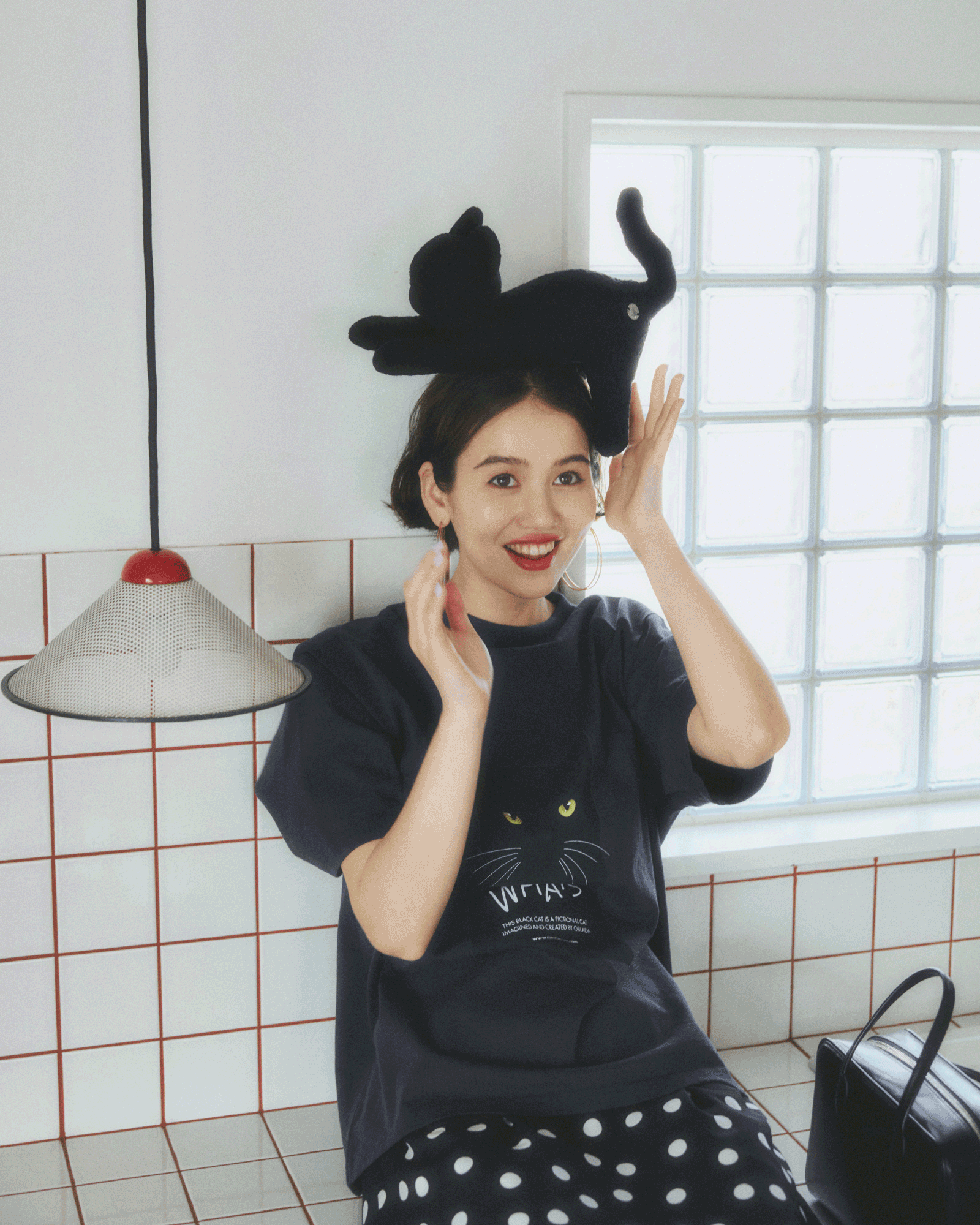 【Oblada】ヴィンテージっぽ猫Tがあれば晩夏コーデに迷いません | GOOD THINGS Vol.125