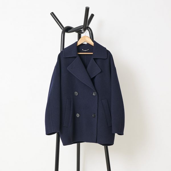 12closet軽量リバーピーコート￥39,600　ネイビー