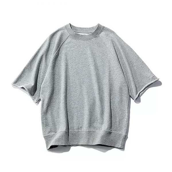 12closet【洗える】USAコットン 五分袖スウェット￥9,900