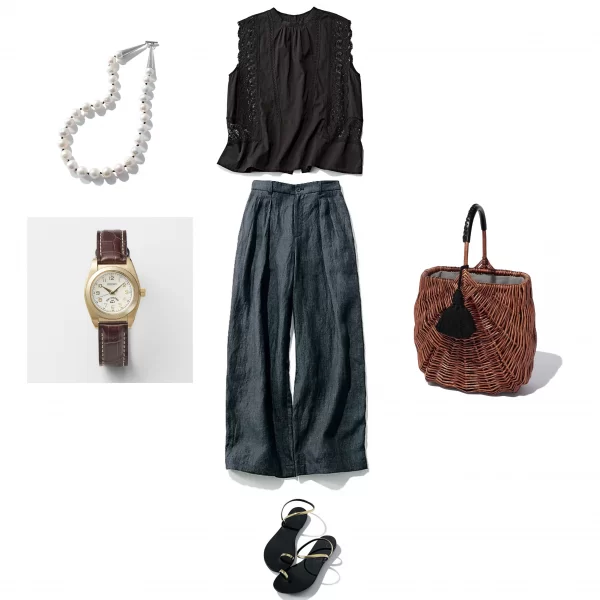 12closet
【洗える】ヨーロピアンリネンワイドタックパンツ
￥18,700