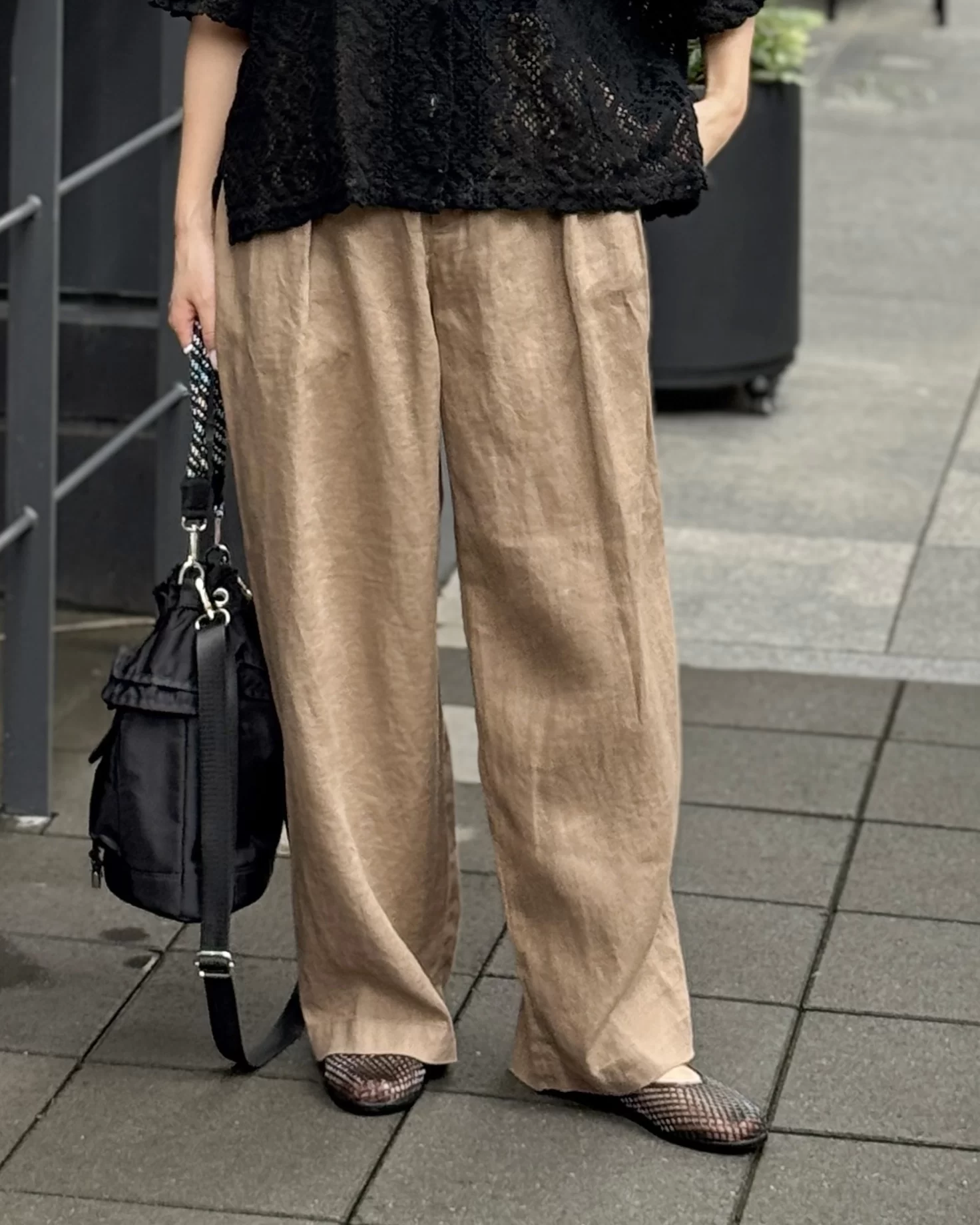 12closet
【洗える】ヨーロピアンリネンワイドタックパンツ
￥18,700