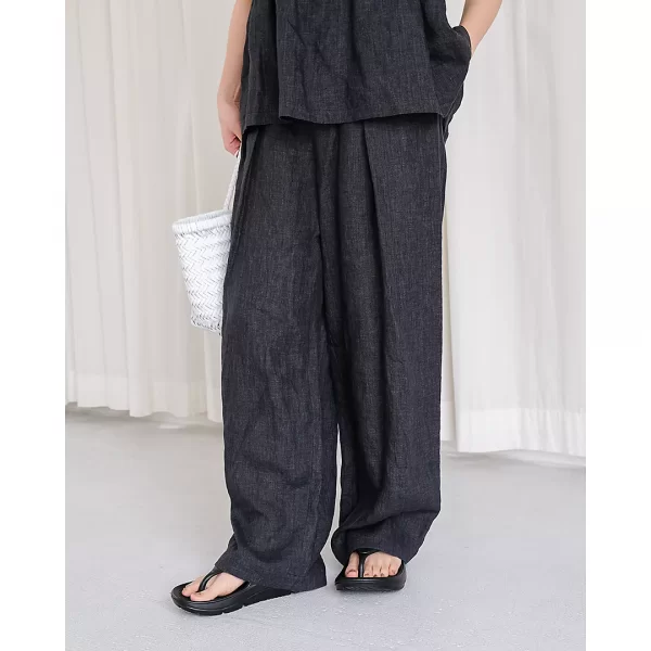 12closet
【洗える】ヨーロピアンリネンワイドタックパンツ
￥18,700