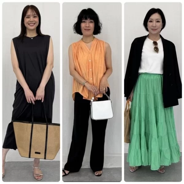 ＼猛暑に着映える／涼感コーデをMarisol美女組に着てもらいました！