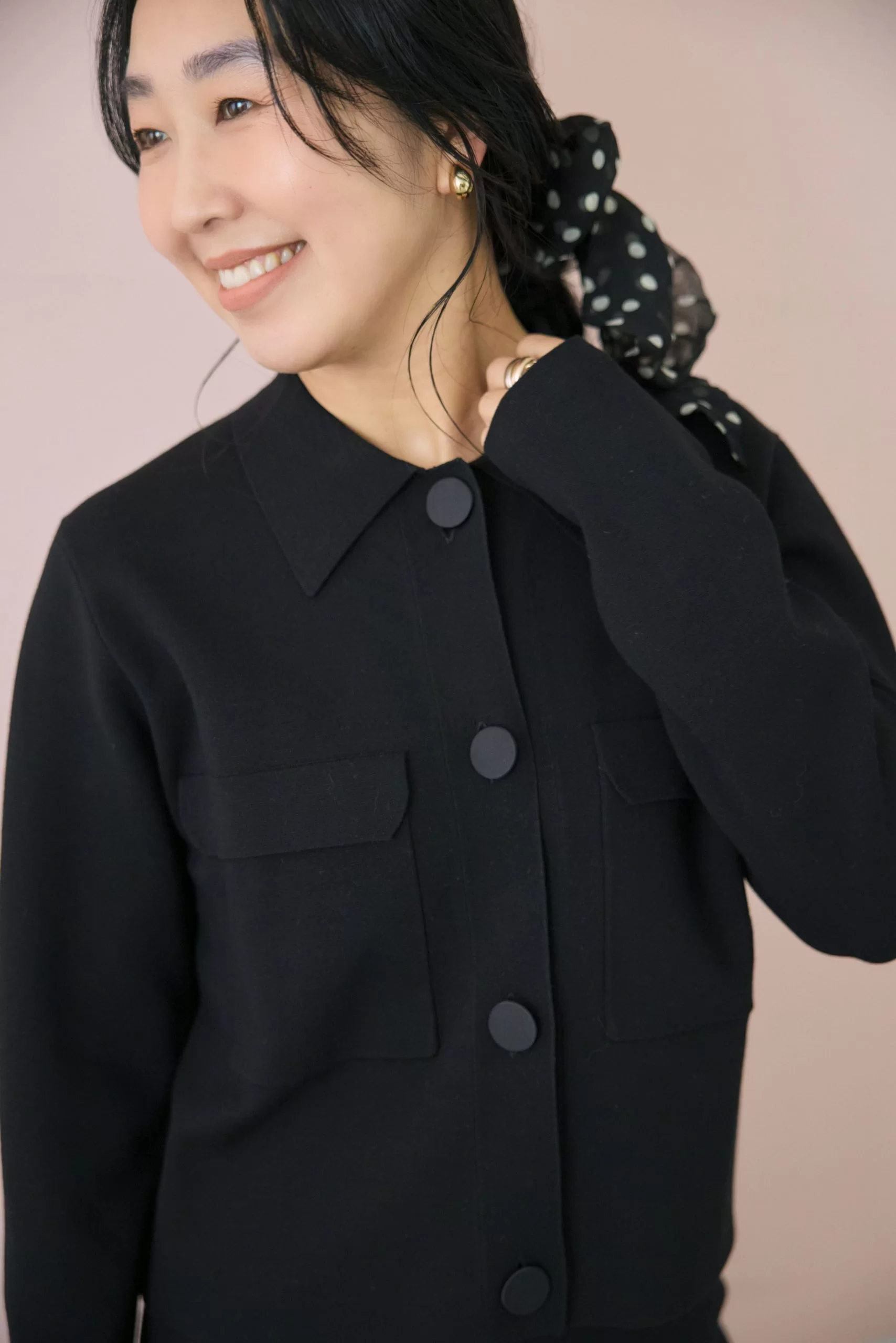 ＜スタイリスト福田麻琴さん本人が着用＞12closetコラボの新作で、着るだけでスタイルアップ！【LEEマルシェ】