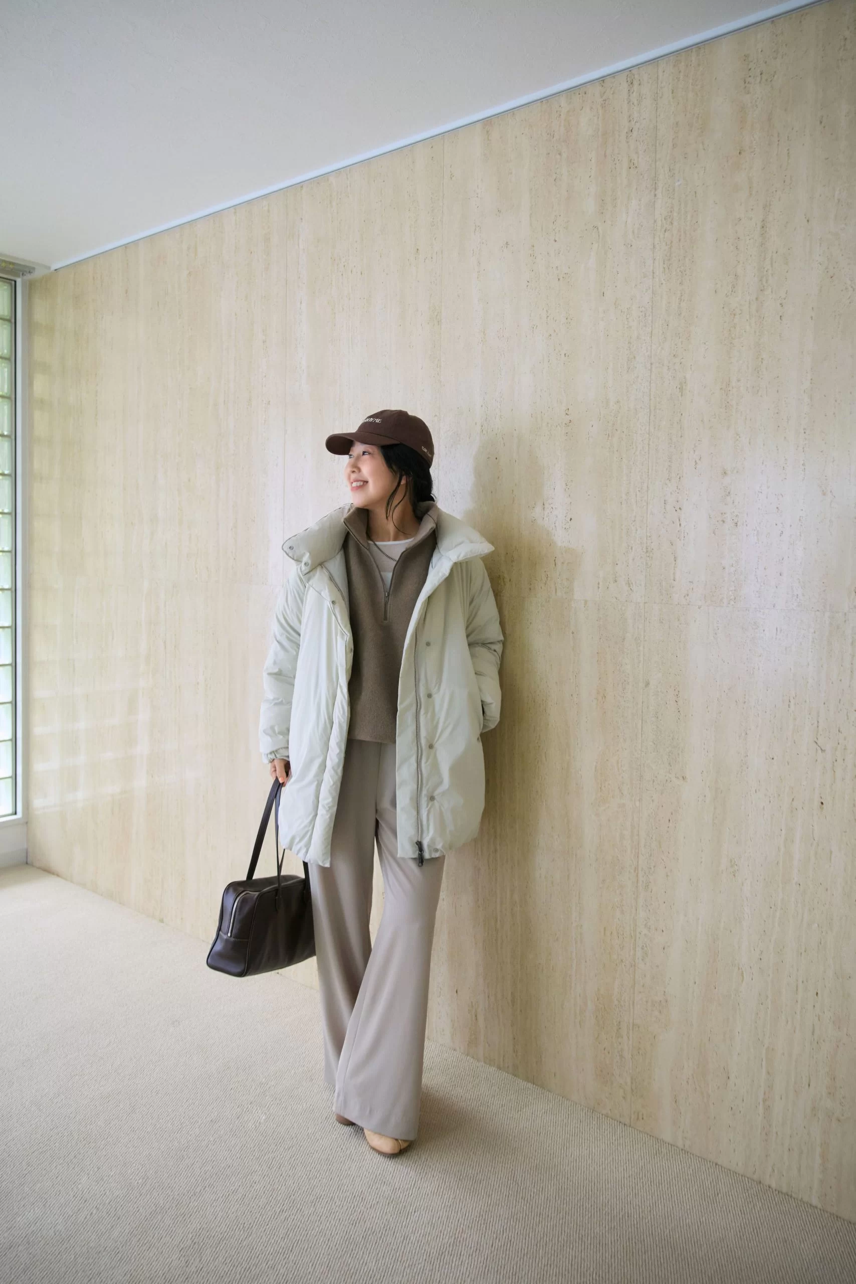 <スタイリスト福田麻琴さん本人が着用！>あったか＆すっきり見えが叶う「ナンガ」のコラボダウン