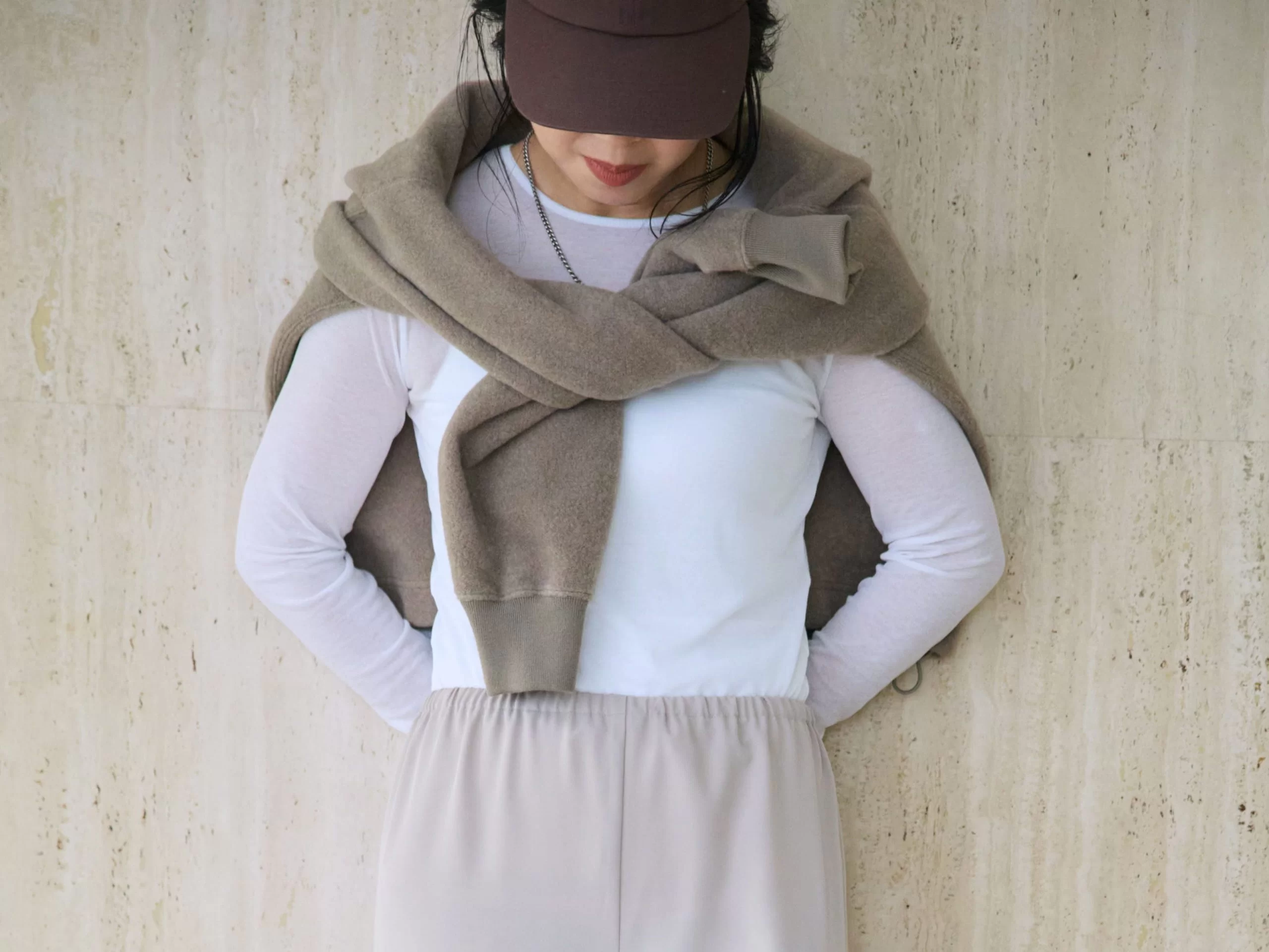 <スタイリスト福田麻琴さん本人が着用！>あったか＆すっきり見えが叶う「ナンガ」のコラボダウン