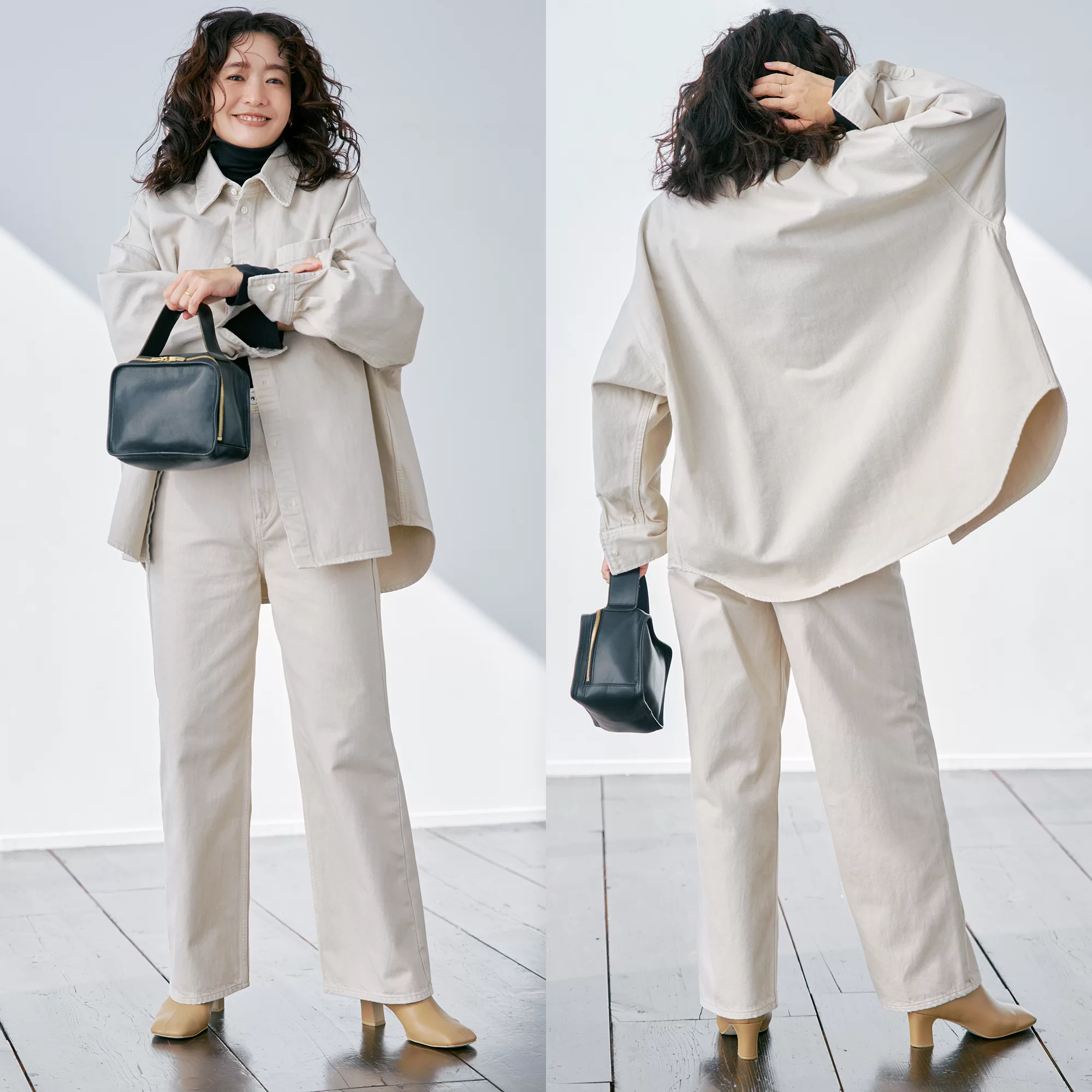 ＼スタッフリアルコーデ／樋口かほりさん×upper hights『THE MOSS』旬のデニム着こなし指南！【40代50代コーディネート】