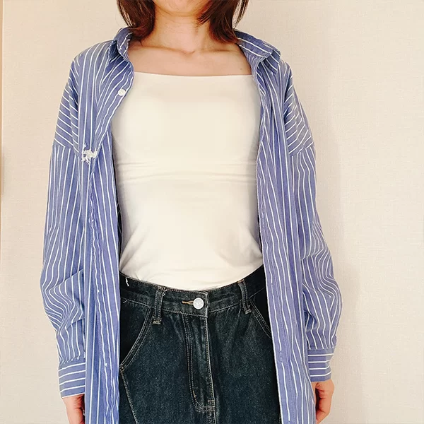 ブラデリスニューヨークピース×LEEマルシェ［別注］ブラ付きリブタンクに”新色ベージュ”登場！