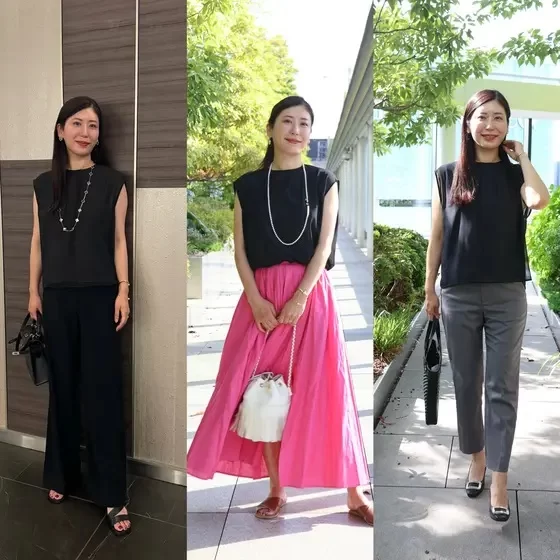 【エクラ 華組 綾部佳世さん】ADAWAS×eclat 1枚で着映え!ひんやり涼しい洗練ワンピース3コーデ