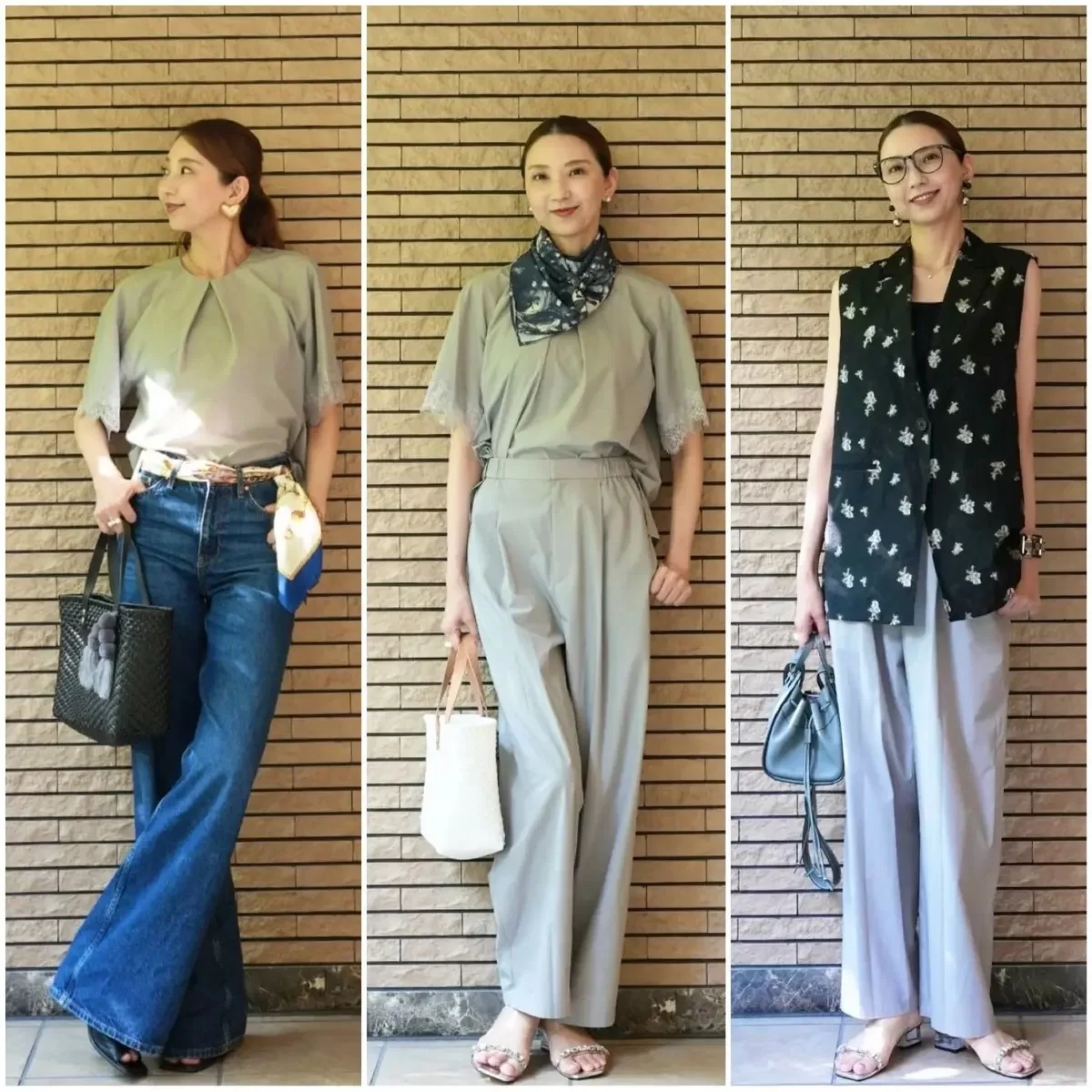 【エクラ 華組 細谷奈弓さん】50代に似合うデニムコーデ|RED CARD TOKYO×eclat Manoaライトデニム着回し術